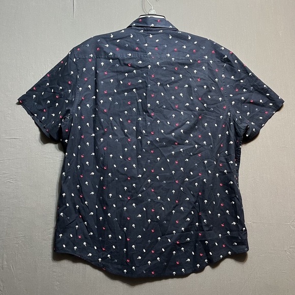 Original Penguin Shirt Mens XL Button Up ice cream Print Casual Lightweight - Picture 8 of 8